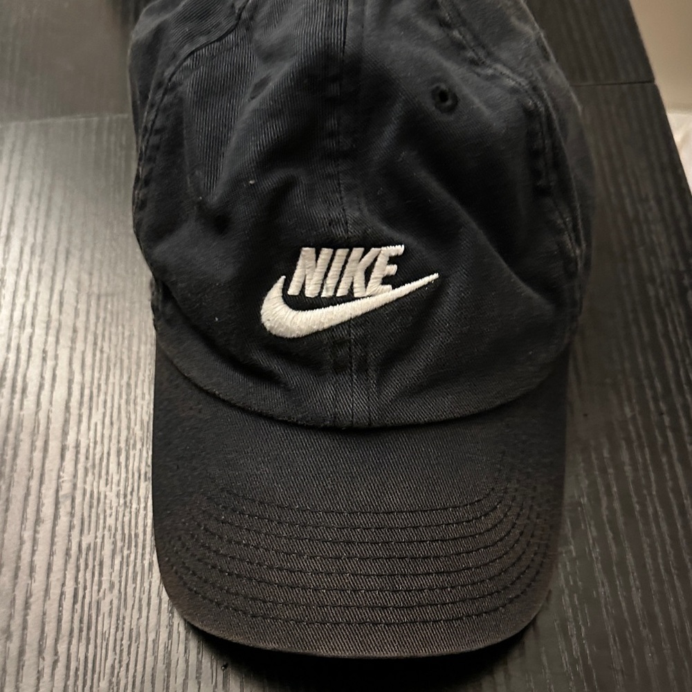Nike Black and White Logo Cap